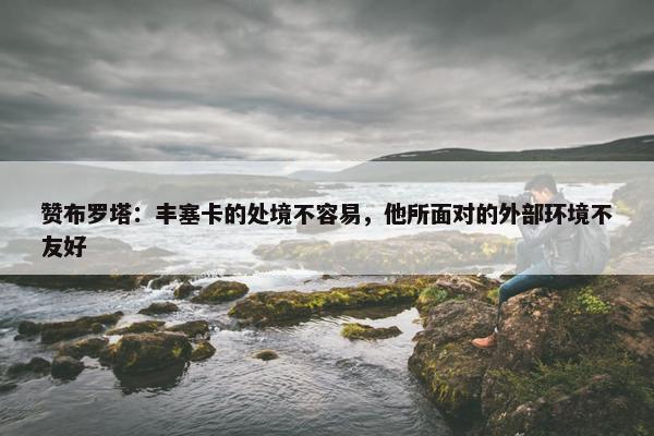 赞布罗塔：丰塞卡的处境不容易，他所面对的外部环境不友好